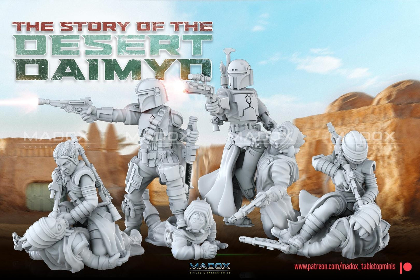 13x Story of Desert Daimyo by War Bear Studios