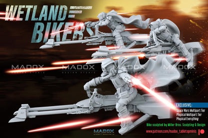 5x Wetland Bikers by War Bear Studios