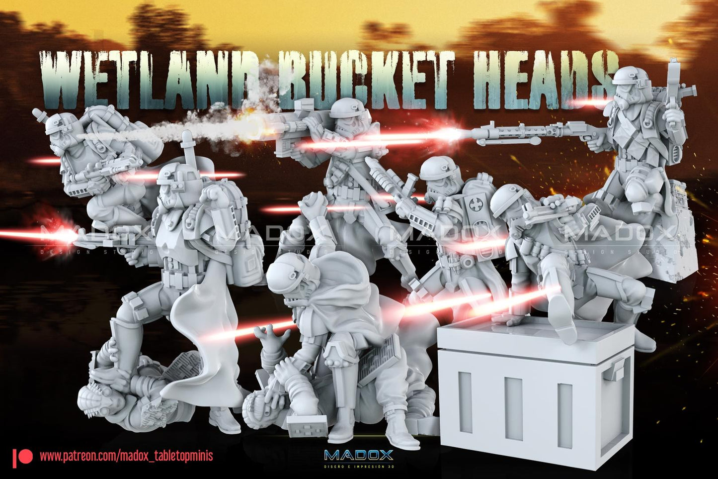 Wetland Bucketheads by War Bear Studios