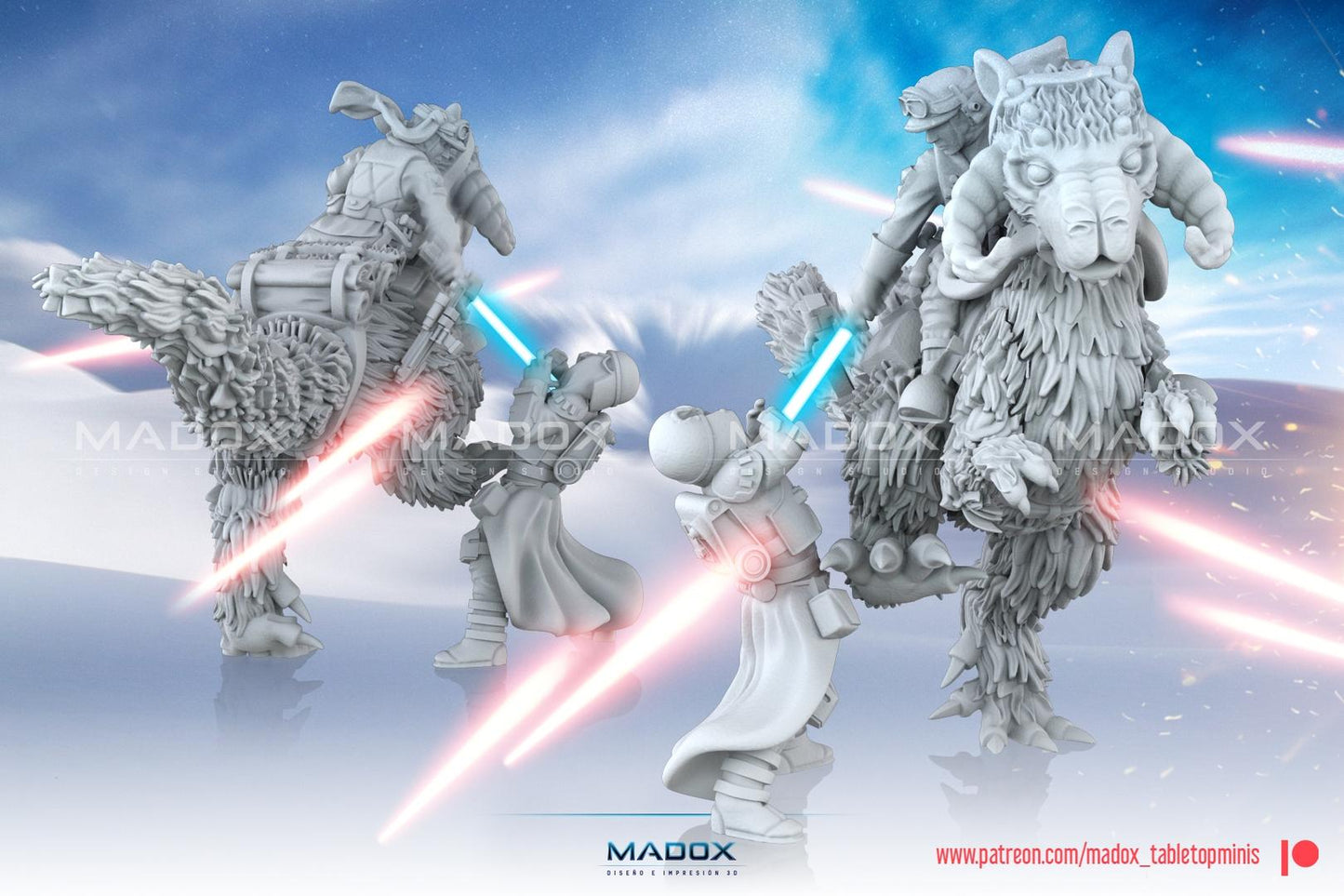 Mounted Nerf Herder and Farmboy Hero by War Bear Studios