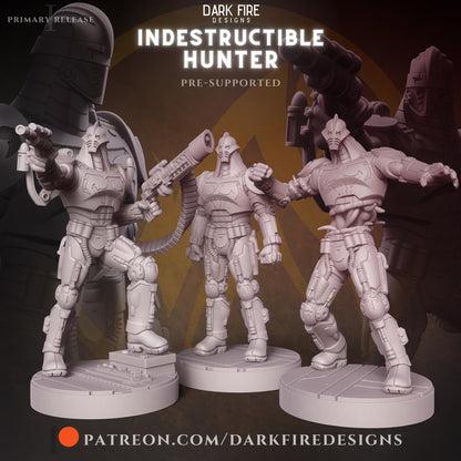 Indestructible Hunter by Dark Fire Design