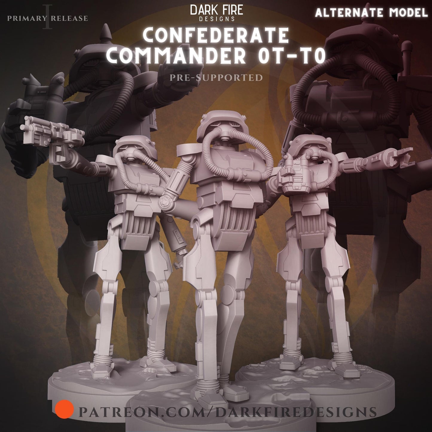 Confederate Commander - 0T-T0 by Dark Fire Design