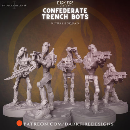 Confederate Trench Bots by Dark Fire Design