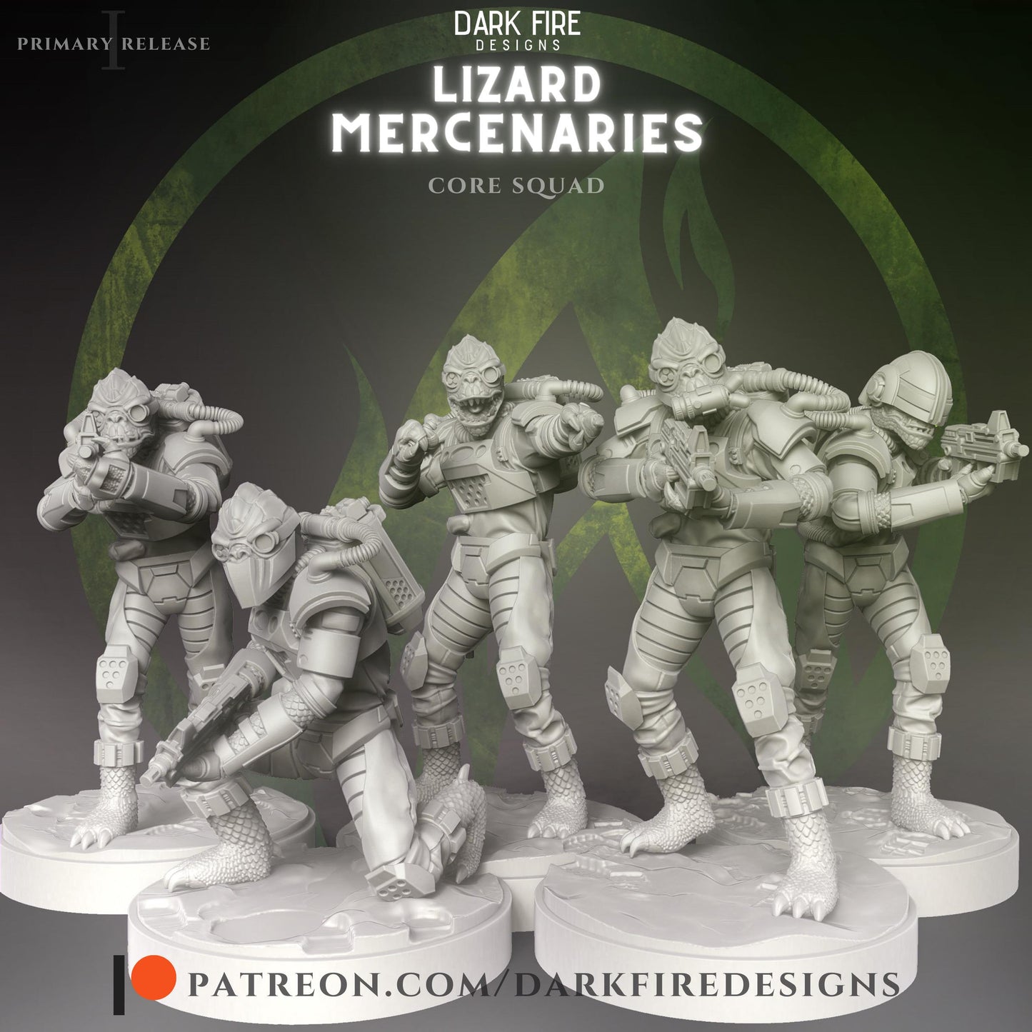 Lizard Mercenaries by Dark Fire Design