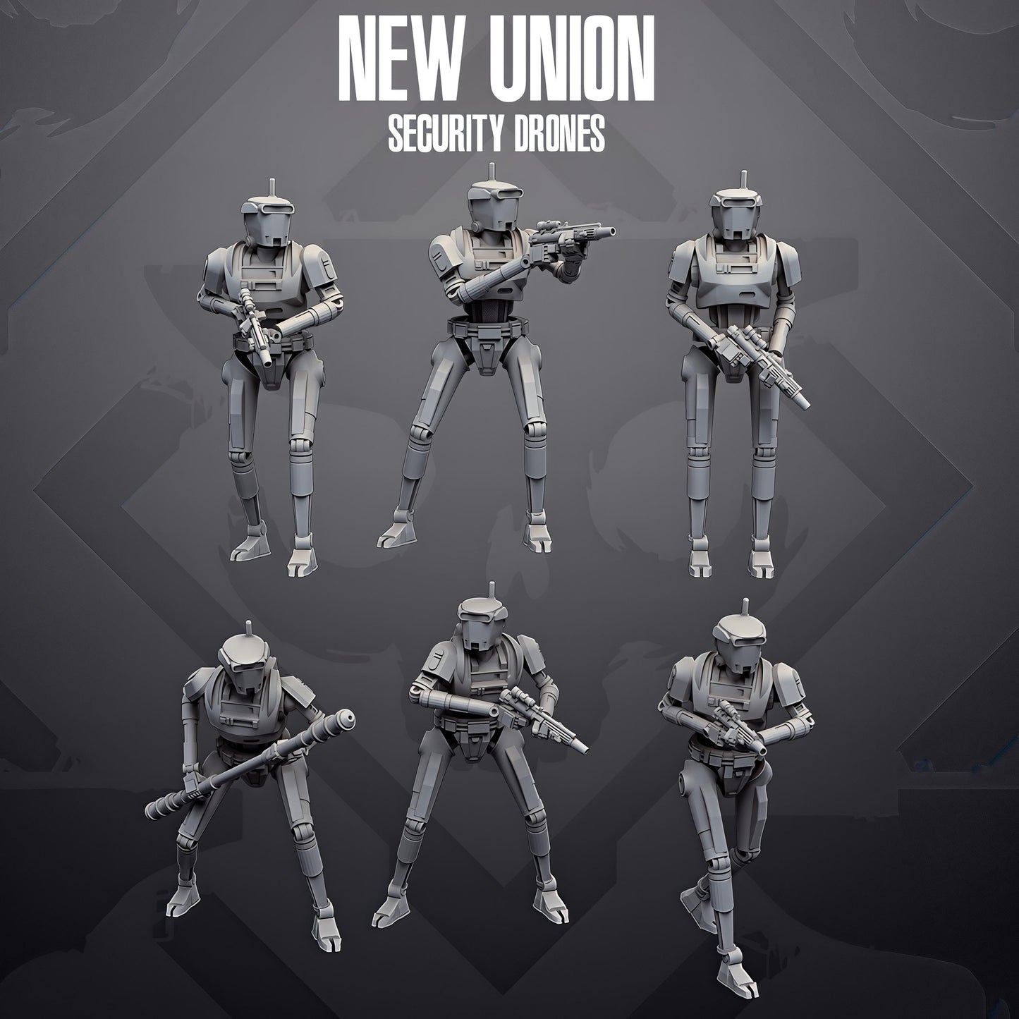 New Union Security Drones by Skullforge