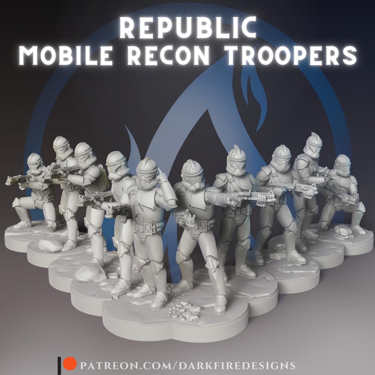 Republic Mobile Recon Troopers by Dark Fire Design