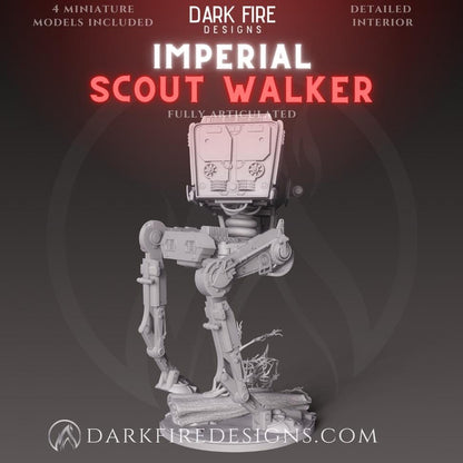 Imperial Scout Walker AT-ST by Dark Fire Design