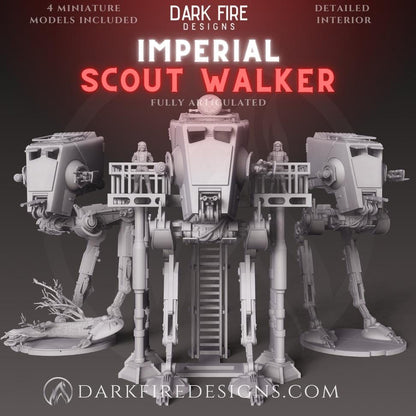 Imperial Scout Walker AT-ST by Dark Fire Design