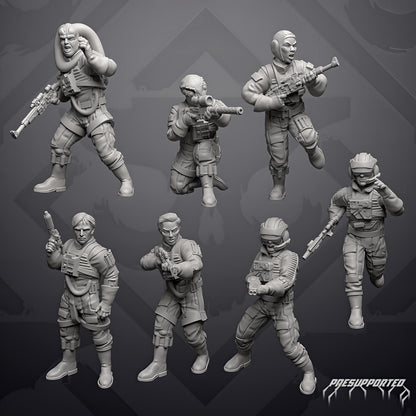 Insurgent Paratroopers by Skullforge