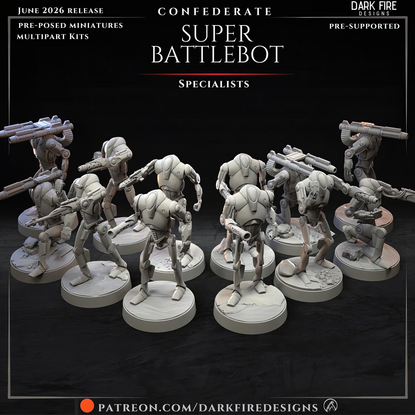 Super Battle Bot Specialists by Dark Fire Design