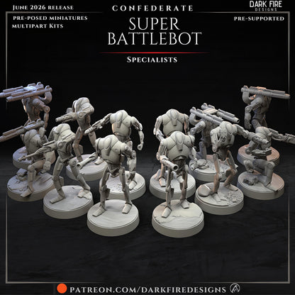 Super Battle Bot Specialists by Dark Fire Design