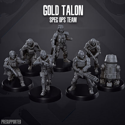 Gold Talon Spec Ops Team by Skullforge