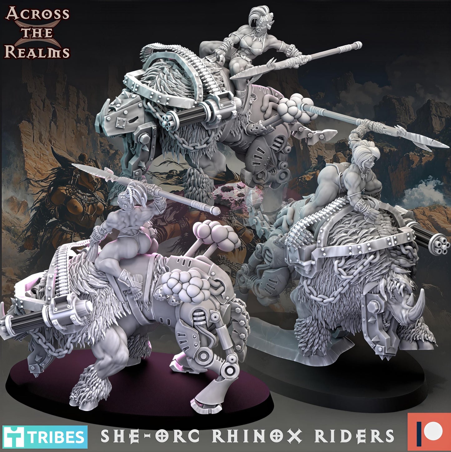 She Orc Rhinox Riders by Across the Realms