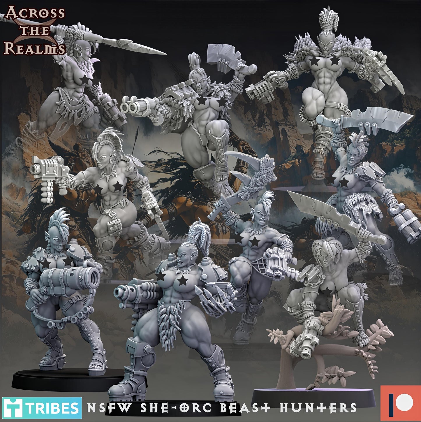 She Orc Beast Hunters 10x by Across the Realms