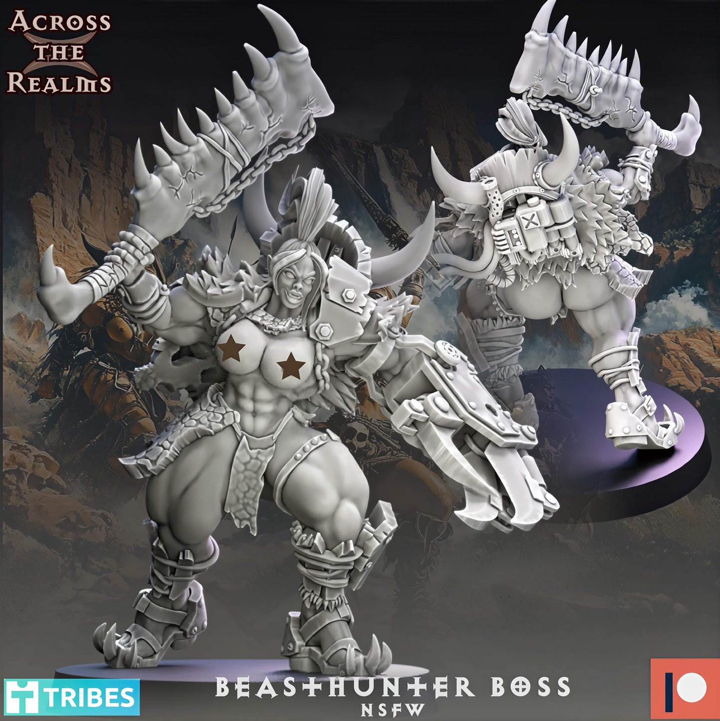 She Orc Beasthunter Boss by Across the Realms
