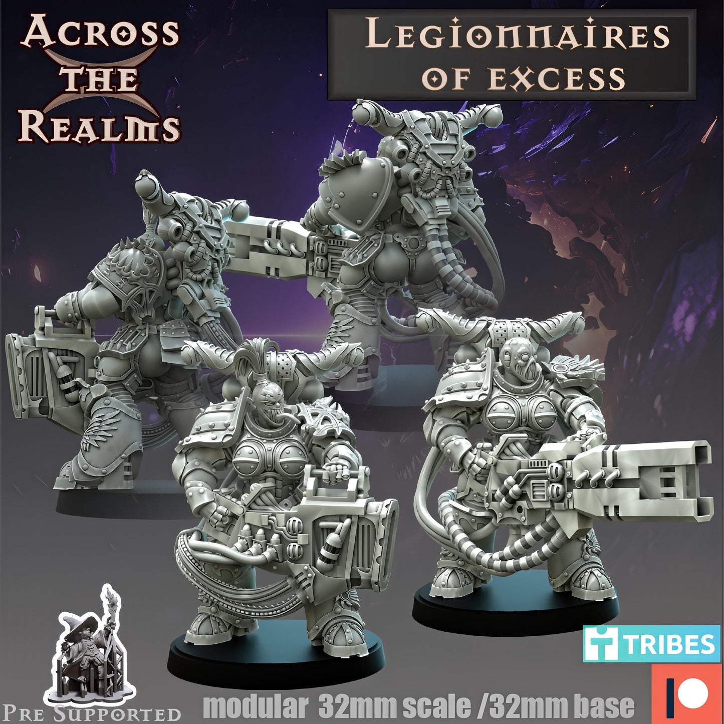 Legionnaires of Excess 6x modular kit by Across the Realms