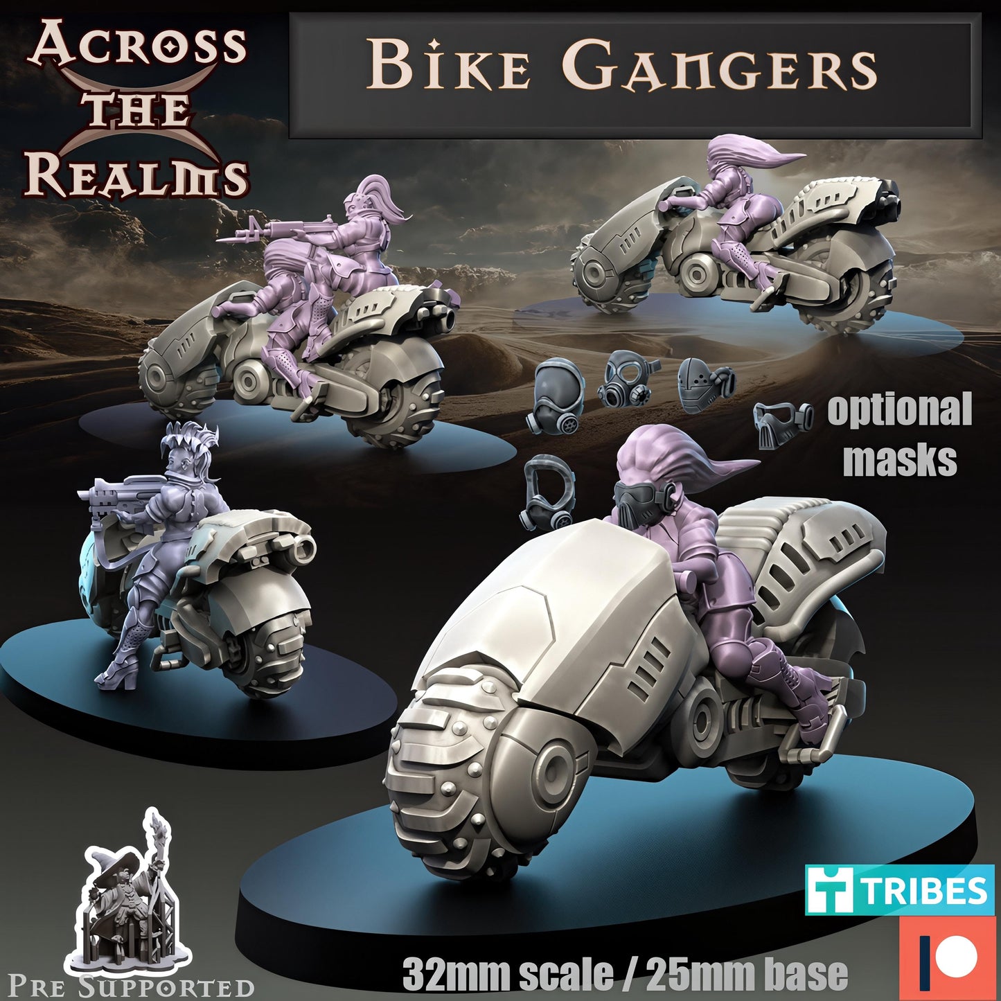 Bike Gangers 3x by Across the Realms