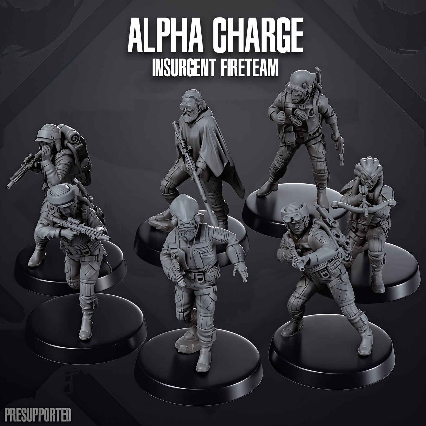 Alpha Charge Insurgent Fireteam by Skullforge