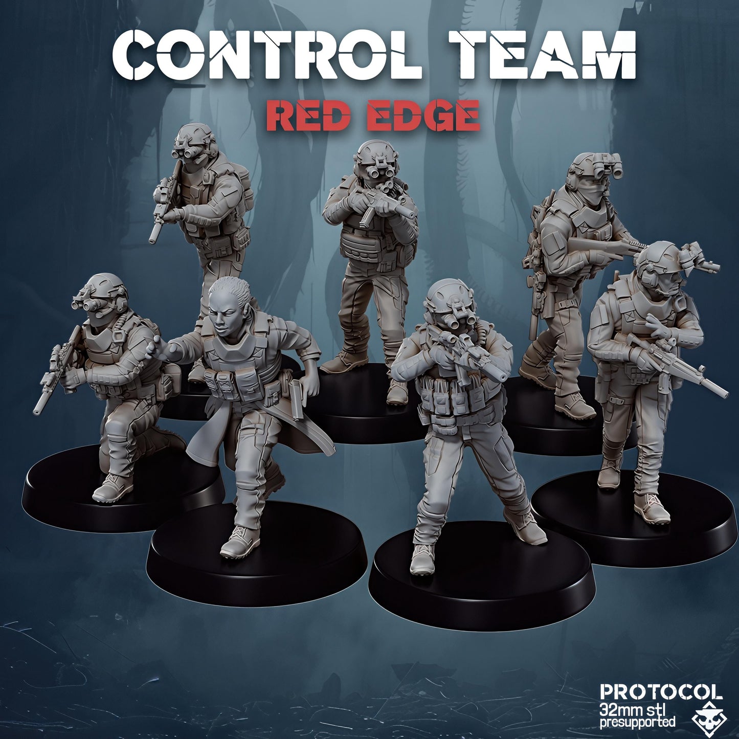 Control Team Red Edge by Skullforge