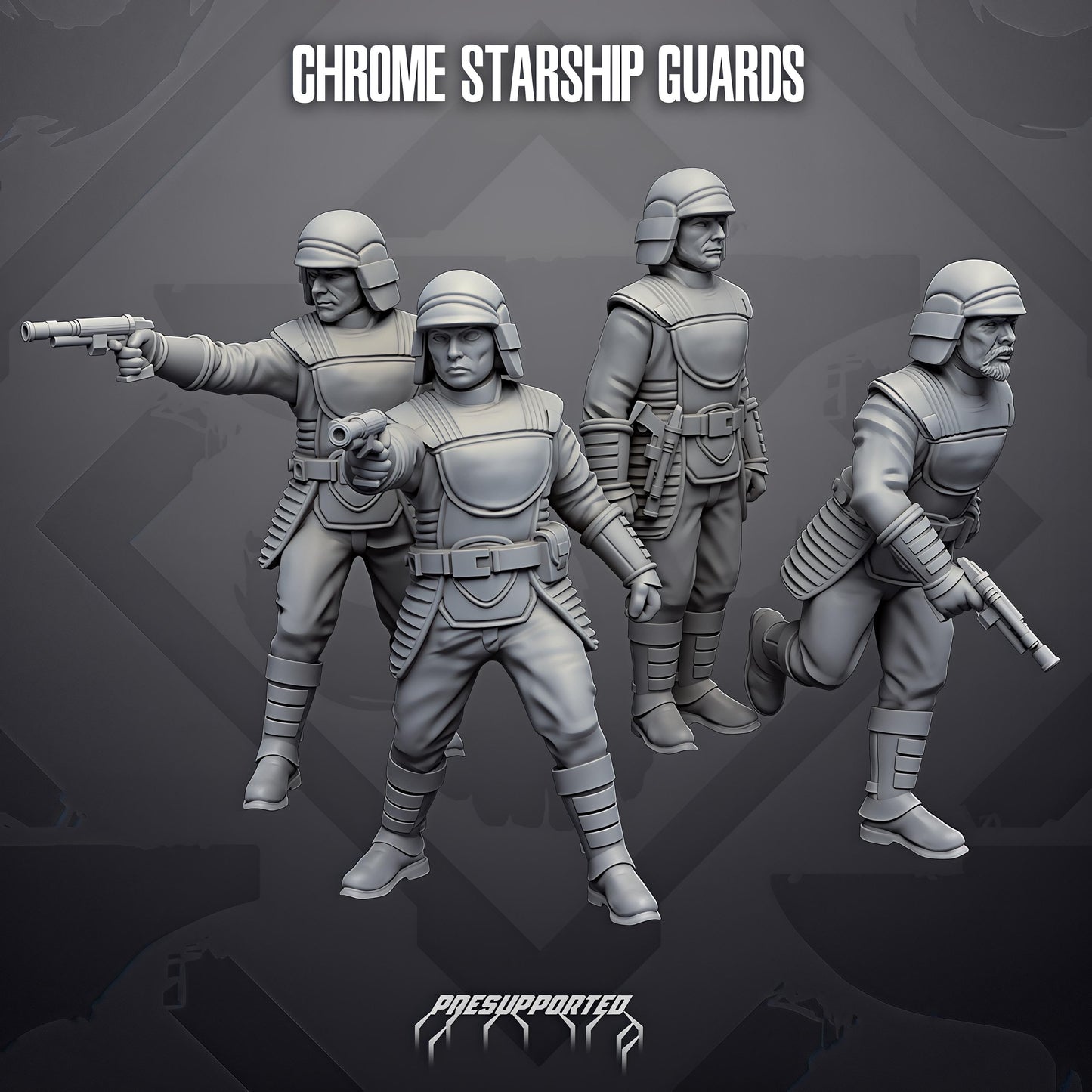 Chrome Starship Guards by Skullforge