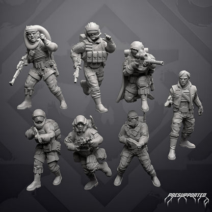 Insurgent Paratroopers by Skullforge