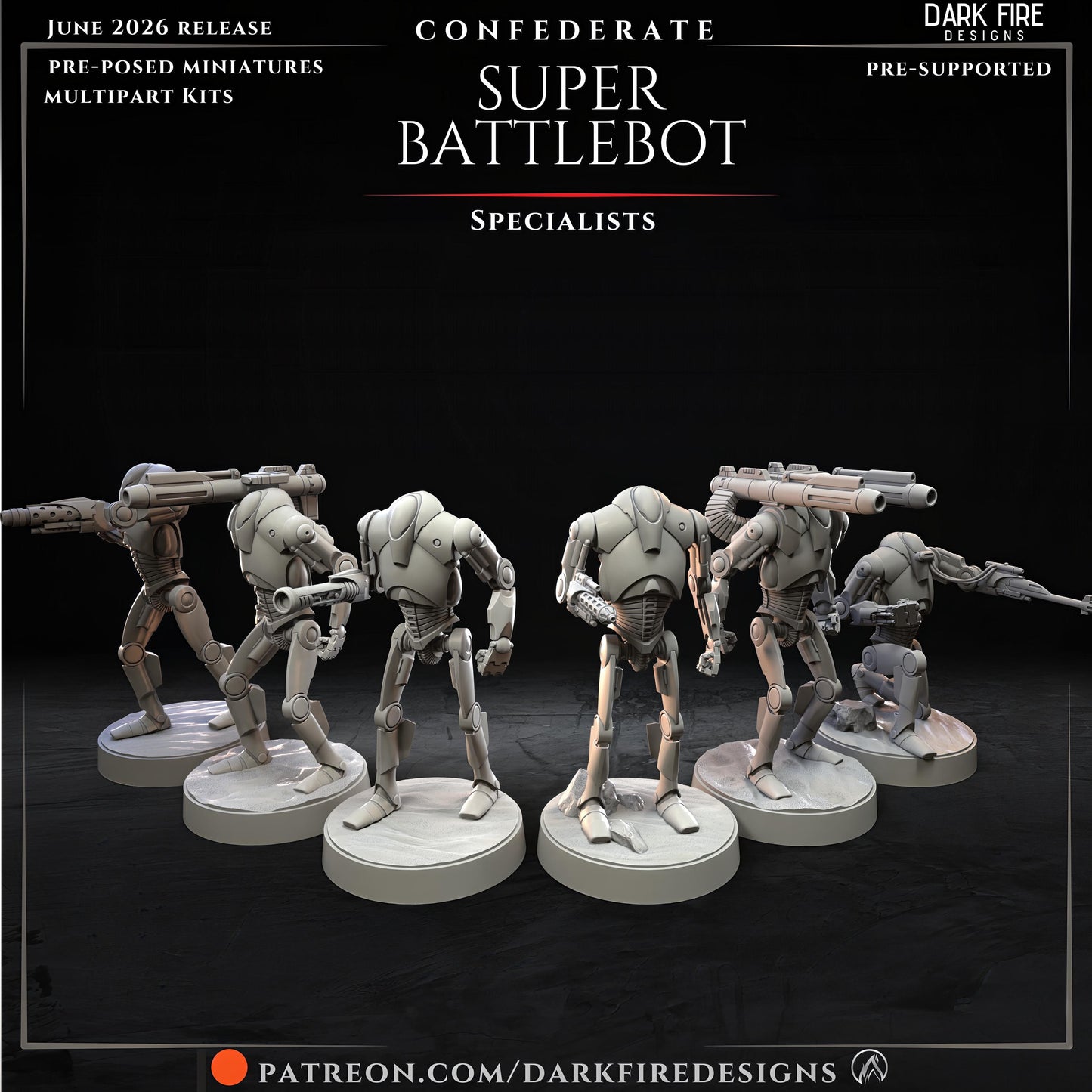 Super Battle Bot Specialists by Dark Fire Design