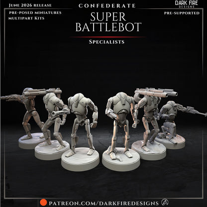 Super Battle Bot Specialists by Dark Fire Design