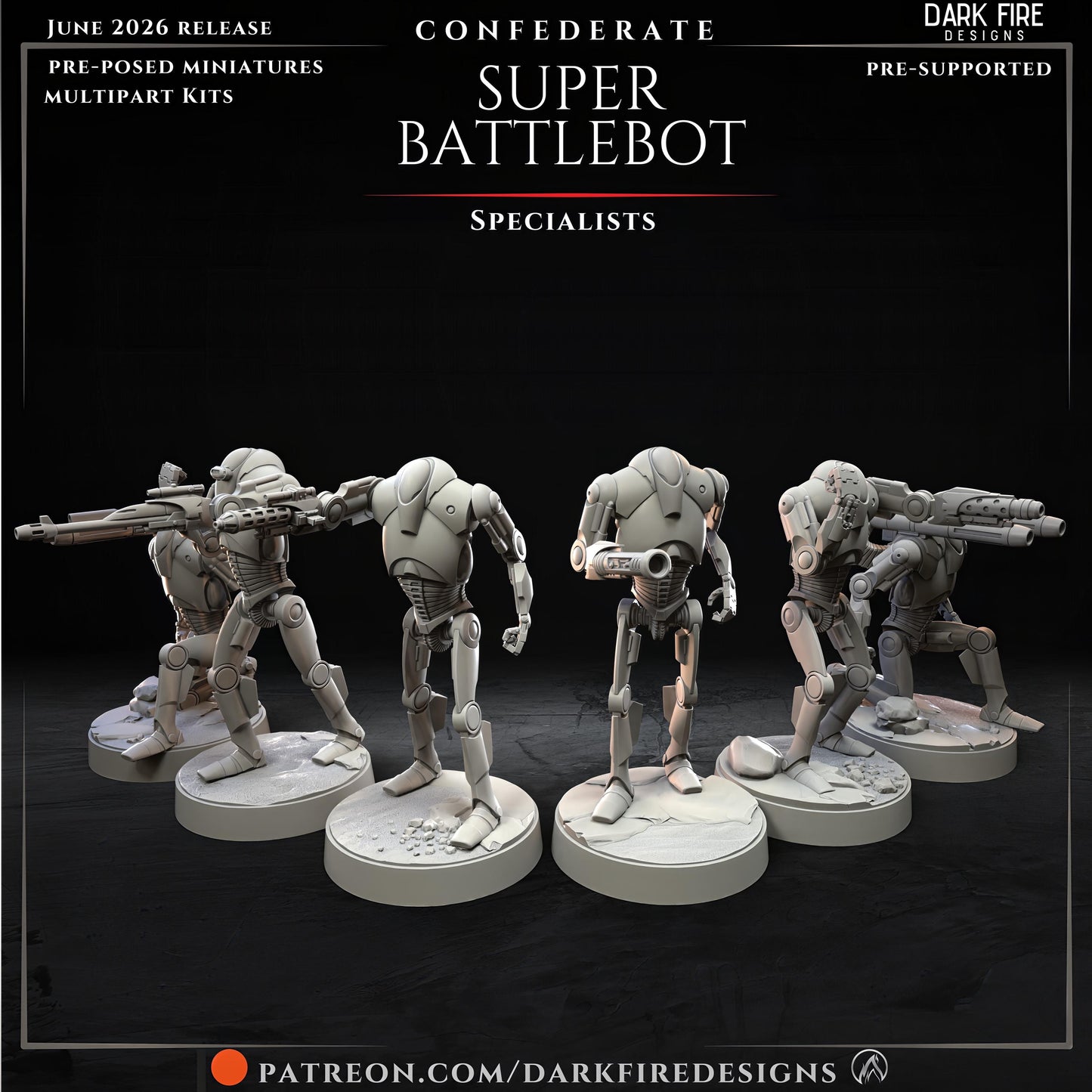 Super Battle Bot Specialists by Dark Fire Design