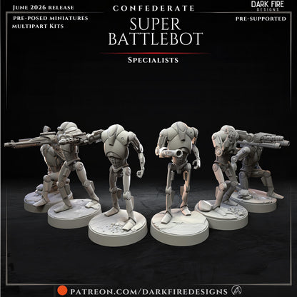 Super Battle Bot Specialists by Dark Fire Design